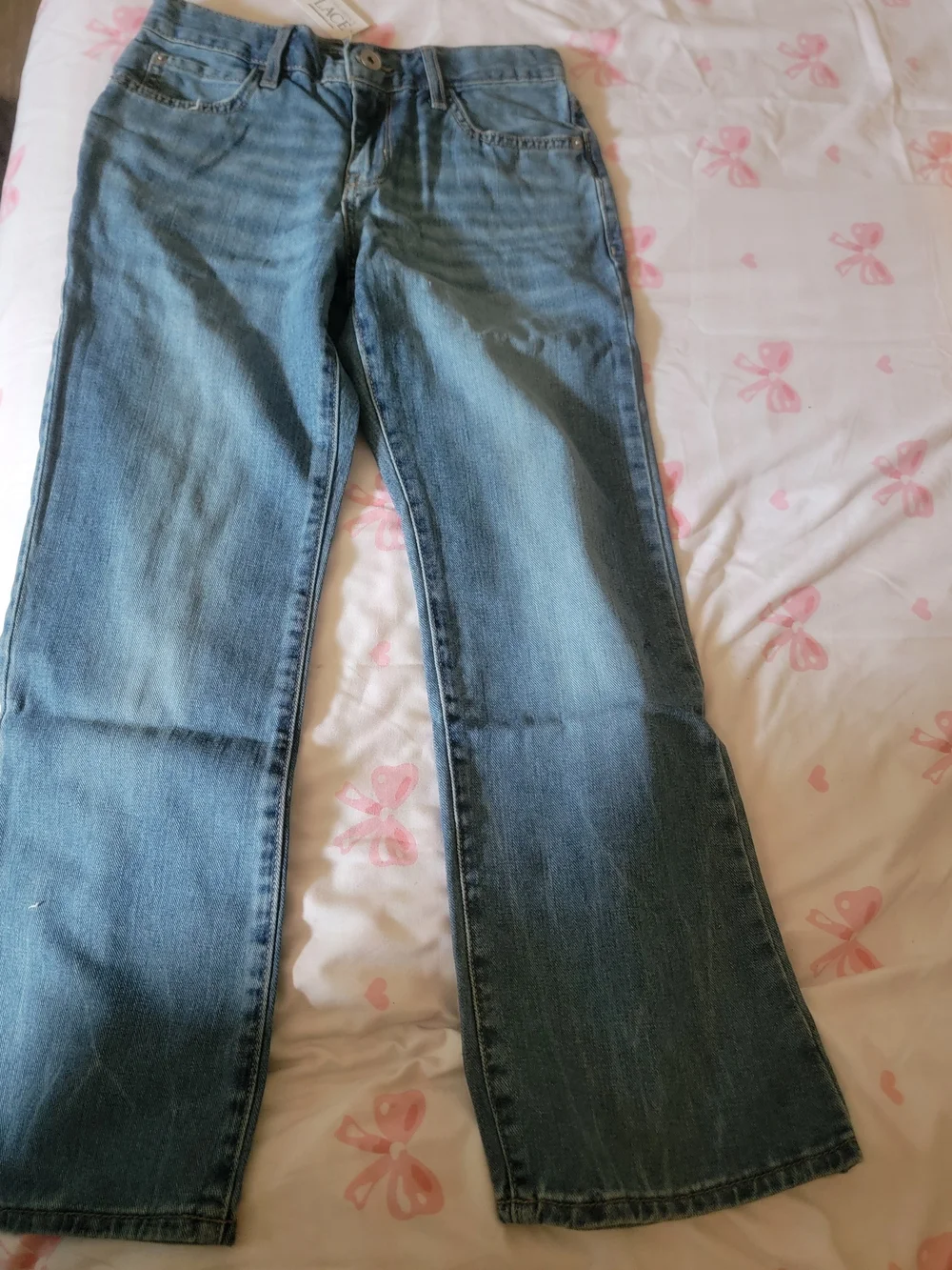 The Children's Place-Blue Flare-Leg Girl Jeans Size 10